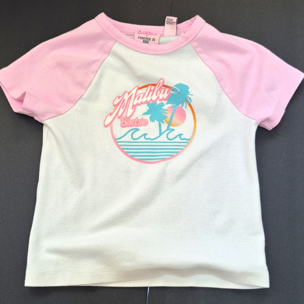 Forever 21 Malibu Barbie T-Shirt Top Girl's 9/10